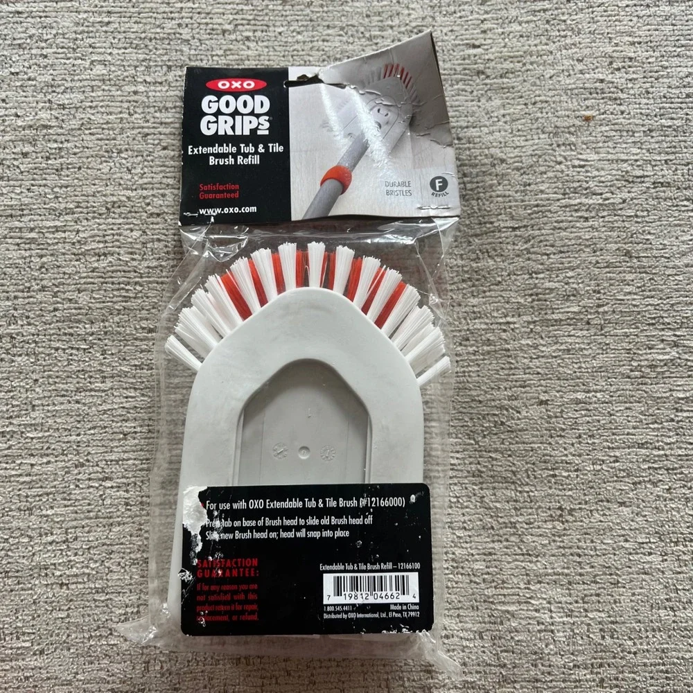 OXO Good Grips Extendable‎ Tub and Tile Brush Refill Replacement Head 12166100